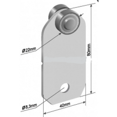 Ρουλεμάν κολώνας - κουρτίνας kogel -764