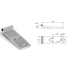 Μεντεσές πίσω πόρτας αλουμίνιο - 156